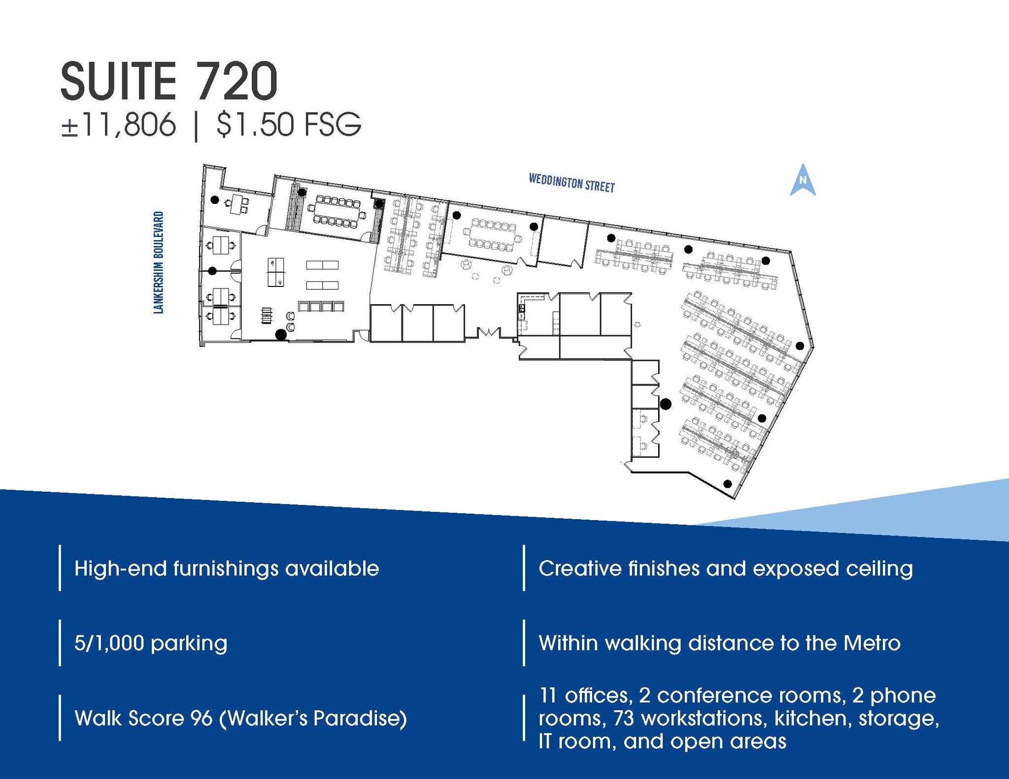 5250 Lankershim Blvd, North Hollywood, CA en alquiler Plano de la planta- Imagen 1 de 1