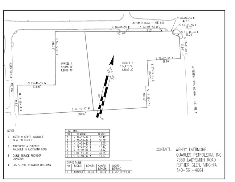 7330 Ladysmith Rd, Ruther Glen, VA en venta - Plano del sitio - Imagen 3 de 3