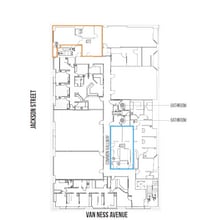 2001 Van Ness Ave, San Francisco, CA en alquiler Plano de la planta- Imagen 1 de 3