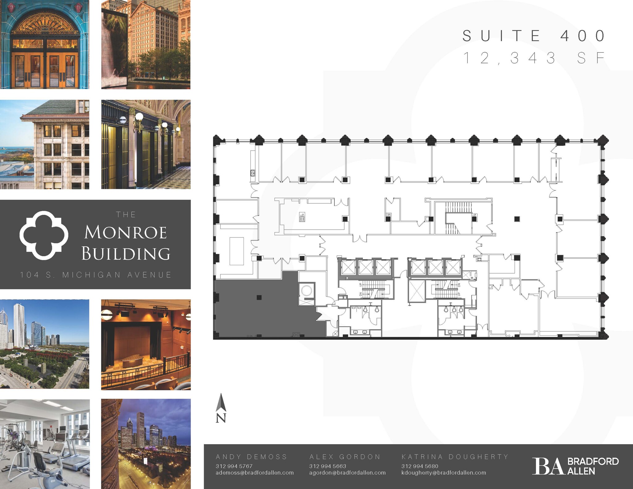 104 S Michigan Ave, Chicago, IL en alquiler Plano de la planta- Imagen 1 de 4