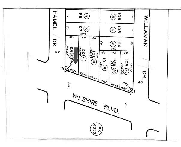 8693 Wilshire Blvd, Beverly Hills, CA en alquiler - Plano de solar - Imagen 2 de 9