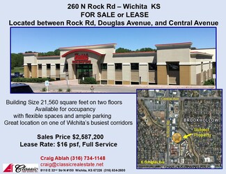 Más detalles para 260 N Rock Rd, Wichita, KS - Oficinas en venta