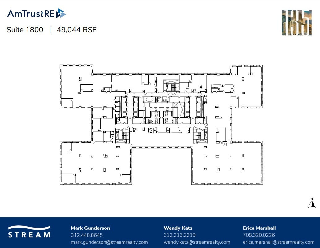 135 S LaSalle St, Chicago, IL en alquiler Plano de la planta- Imagen 1 de 1