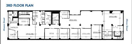 611-615 Mission St, San Francisco, CA en alquiler Plano de la planta- Imagen 1 de 1