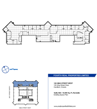 100, 110, and 120 King St W, Hamilton, ON en alquiler Plano de la planta- Imagen 1 de 1