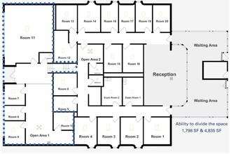 1111 Delafield St, Waukesha, WI en alquiler Plano de la planta- Imagen 2 de 2