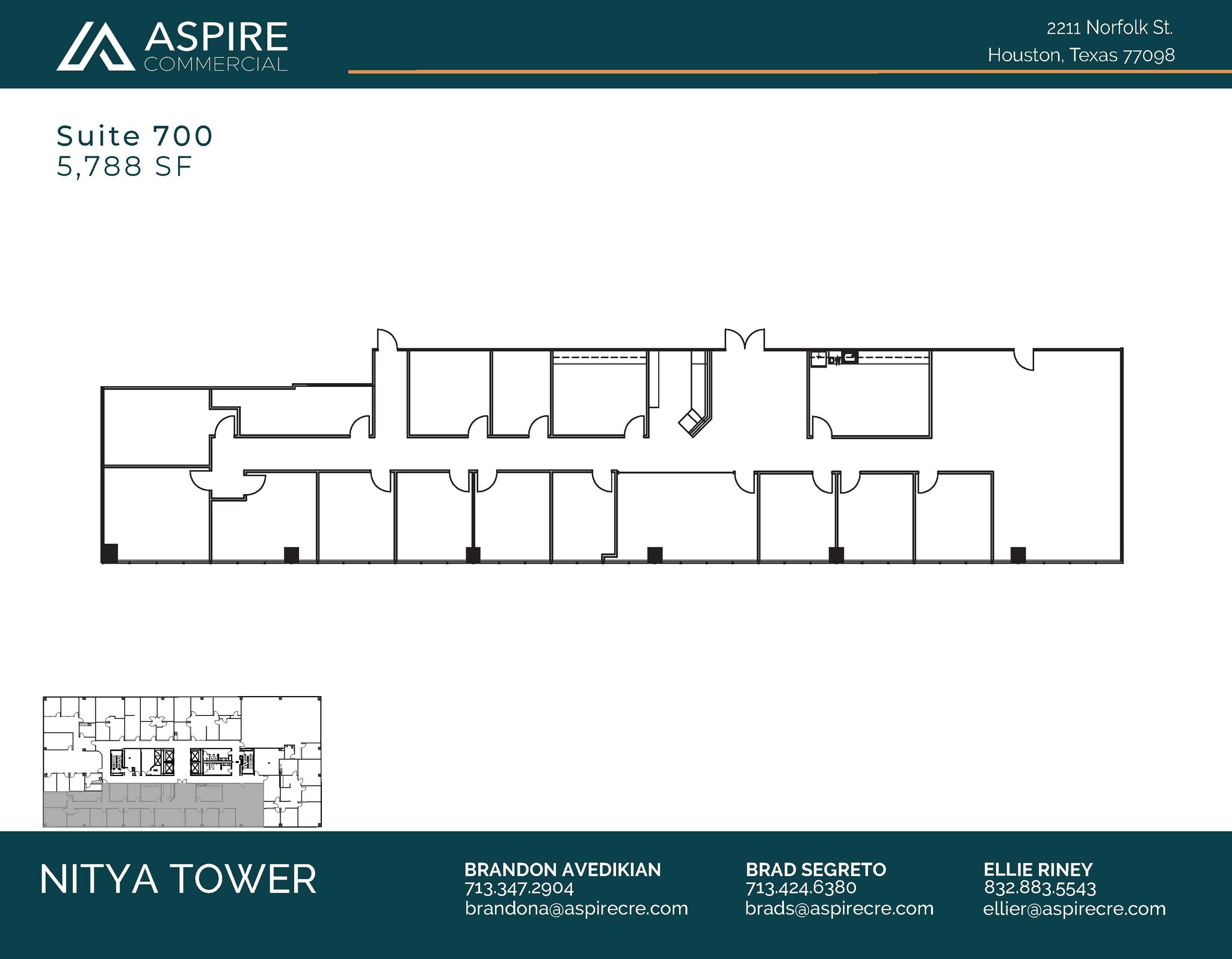 2211 Norfolk St, Houston, TX en alquiler Plano de la planta- Imagen 1 de 1