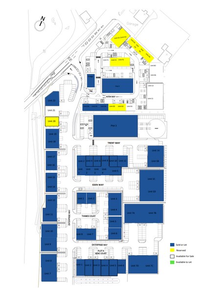 Witham Court, Yaxley en venta - Plano del sitio - Imagen 2 de 3