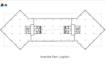 Avinguda Parc Logístic, 12-20, Barcelona, Barcelona en alquiler Plano de planta tipo- Imagen 2 de 2