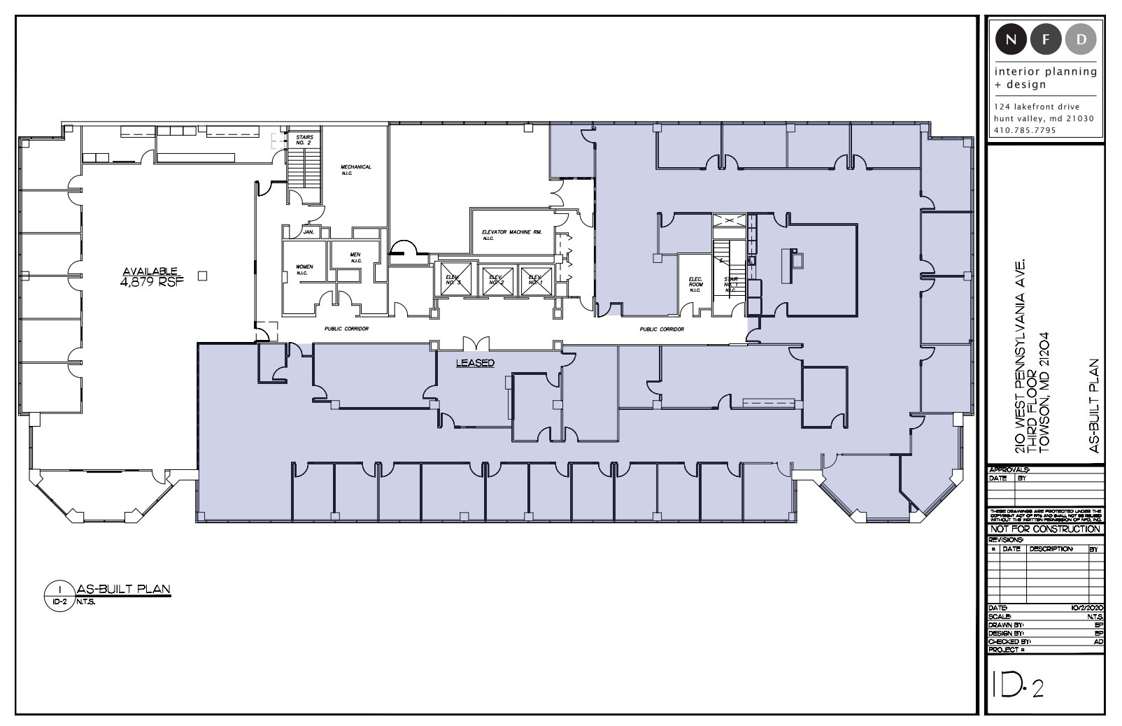 210 W Pennsylvania Ave, Towson, MD en alquiler Plano de la planta- Imagen 1 de 1