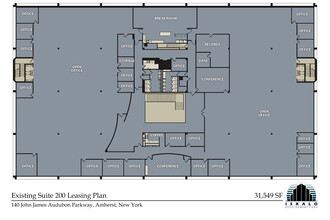 140 John James Audubon Pkwy, Buffalo, NY en alquiler Plano de la planta- Imagen 2 de 2