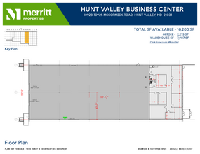 10945-10973 McCormick Rd, Hunt Valley, MD en alquiler Plano de la planta- Imagen 1 de 2