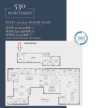 530 Bush St, San Francisco, CA en alquiler Plano de la planta- Imagen 1 de 1