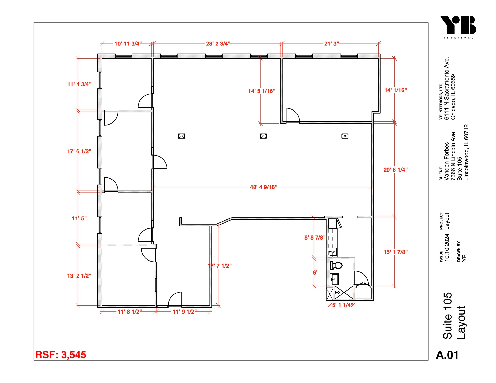 7366 N Lincoln Ave, Lincolnwood, IL en alquiler Plano del sitio- Imagen 1 de 1