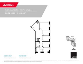 980 N Michigan Ave, Chicago, IL en alquiler Plano de la planta- Imagen 1 de 1