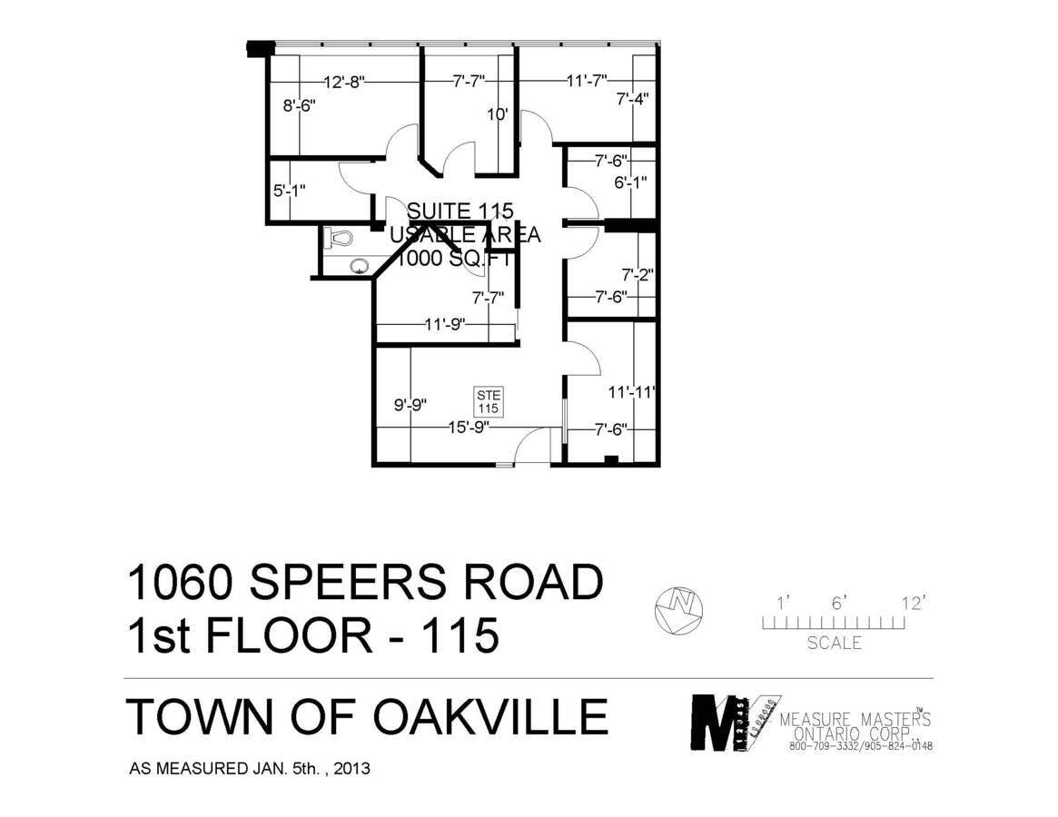 1060 Speers Rd, Oakville, ON en alquiler Plano de la planta- Imagen 1 de 1