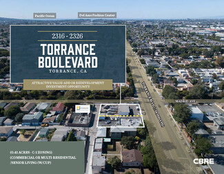 Más detalles para 2316-2326 Torrance Blvd, Torrance, CA - Terrenos en venta