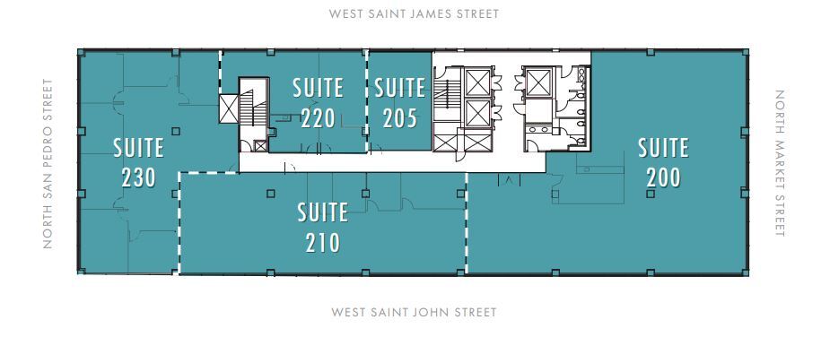 111 W Saint John St, San Jose, CA en alquiler Plano de la planta- Imagen 1 de 1