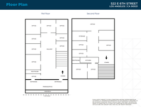 522 E 6th St, Los Angeles, CA en venta Plano de la planta- Imagen 1 de 1