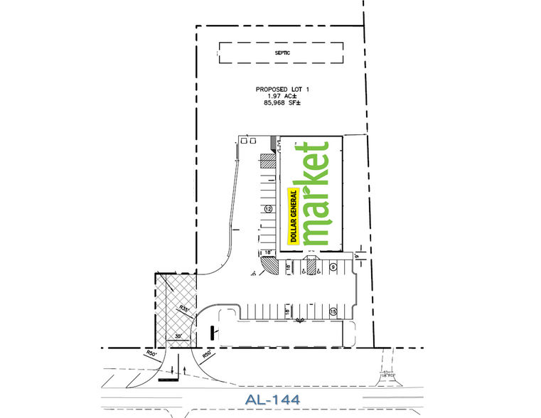 8145 AL-144 Hwy, Alexandria, AL en venta - Plano del sitio - Imagen 3 de 4