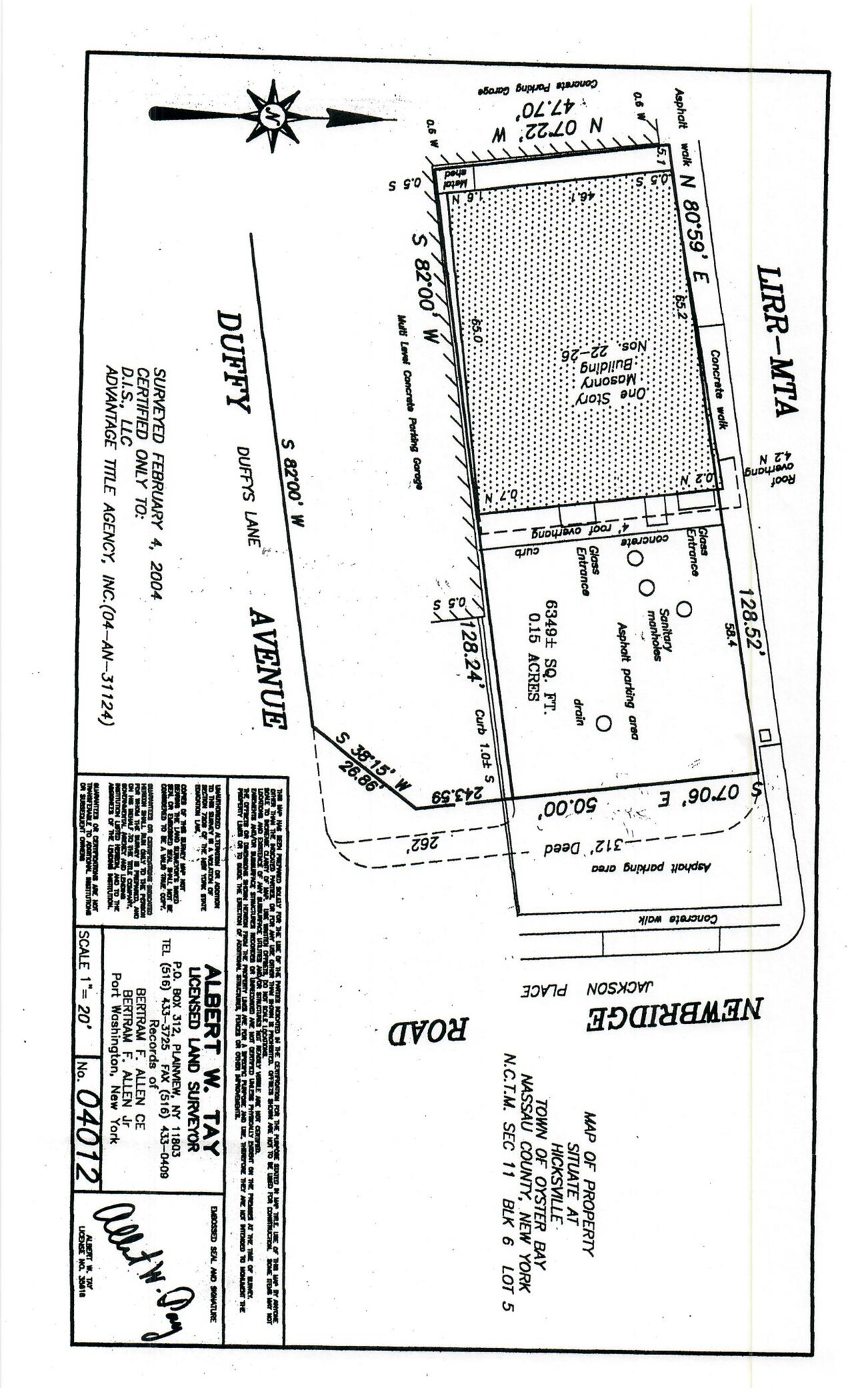 22-26 Newbridge Rd, Hicksville, NY en alquiler Plano del sitio- Imagen 1 de 2