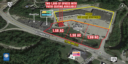 5230 Beechmont Ave, Cincinnati, OH - VISTA AÉREA  vista de mapa - Image1