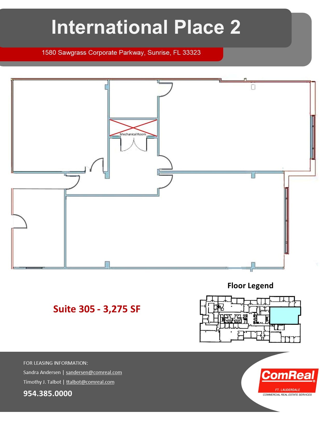 1580 Sawgrass Corporate Pky, Sunrise, FL en alquiler Plano de la planta- Imagen 1 de 1