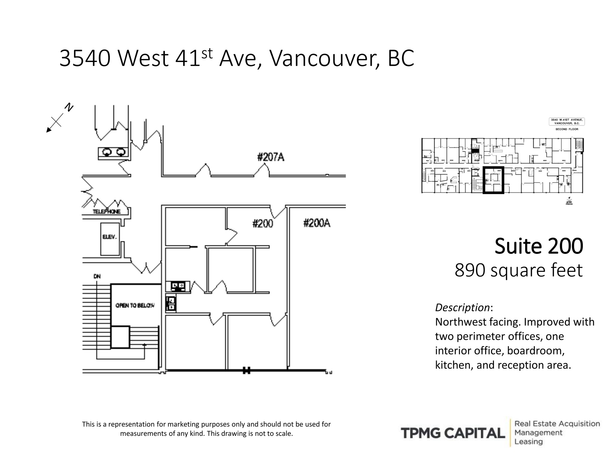 3522-3560 41st Av W, Vancouver, BC en alquiler Plano del sitio- Imagen 1 de 3