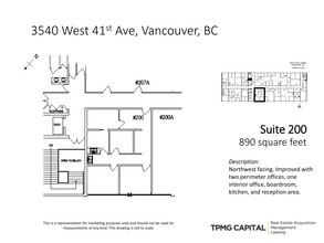 3522-3560 41st Av W, Vancouver, BC en alquiler Plano del sitio- Imagen 1 de 3