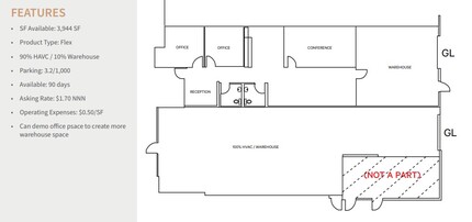 5860 El Camino Real, Carlsbad, CA en alquiler Plano de la planta- Imagen 1 de 1