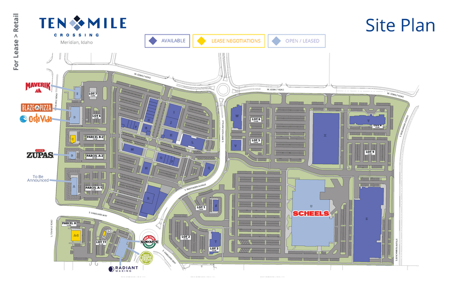 Ten Mile & I 84, Meridian, ID en alquiler - Plano del sitio - Imagen 1 de 3