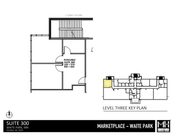 110 2nd St S, Saint Cloud, MN en alquiler Plano de la planta- Imagen 1 de 4