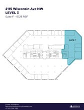 2115 Wisconsin Ave NW, Washington, DC en alquiler Plano de la planta- Imagen 1 de 1