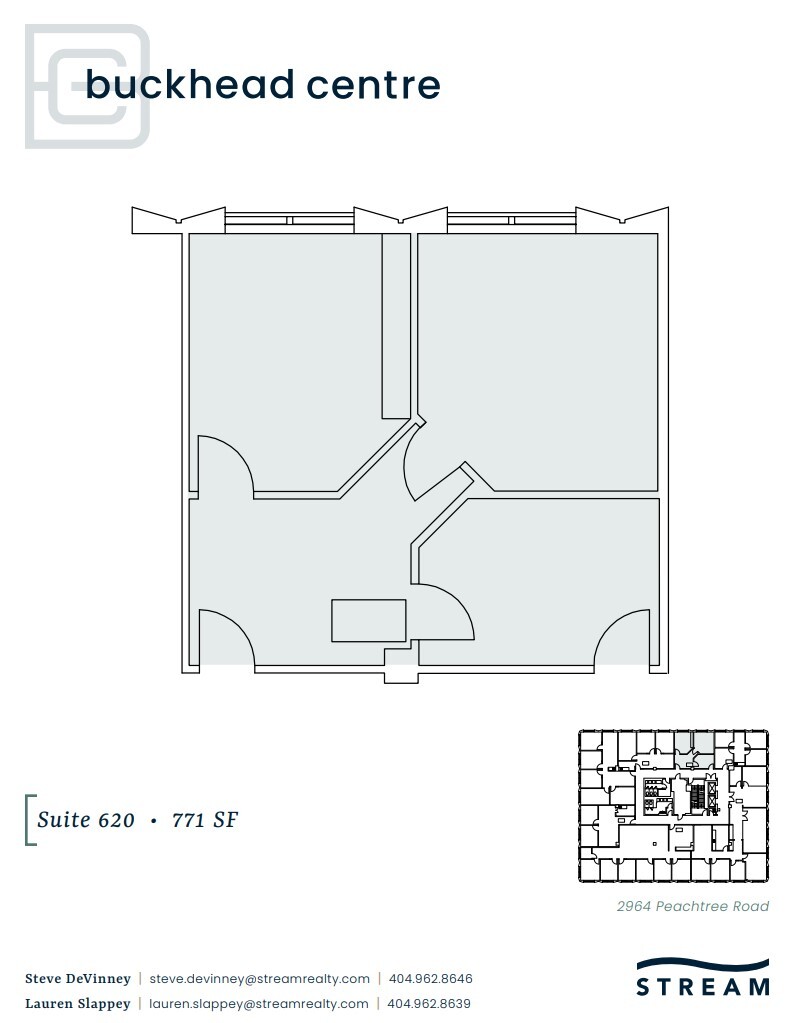 2970 Peachtree Rd NW, Atlanta, GA en alquiler Plano de la planta- Imagen 1 de 1