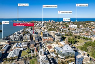 364-366 Hunter St, Newcastle, NSW - Aérea  vista de mapa - Image1