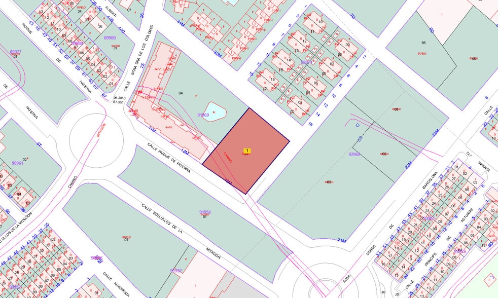 Terreno en Bormujos, Sevilla en venta - Plano de solar - Imagen 2 de 2