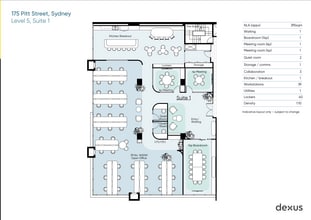 175 Pitt St, Sydney en alquiler Plano de la planta- Imagen 1 de 1