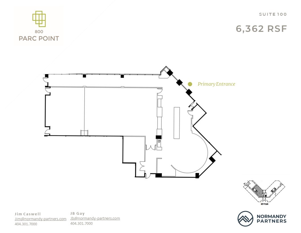 800 Parc Pt, Alpharetta, GA en alquiler Plano de la planta- Imagen 1 de 6