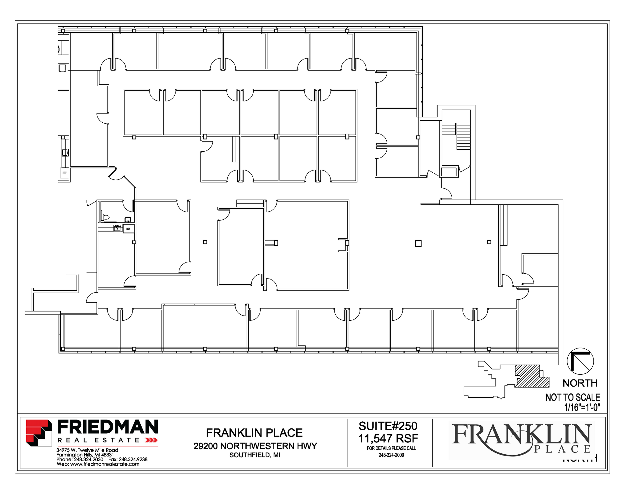 29200 Northwestern Hwy, Southfield, MI en alquiler Plano de la planta- Imagen 1 de 2