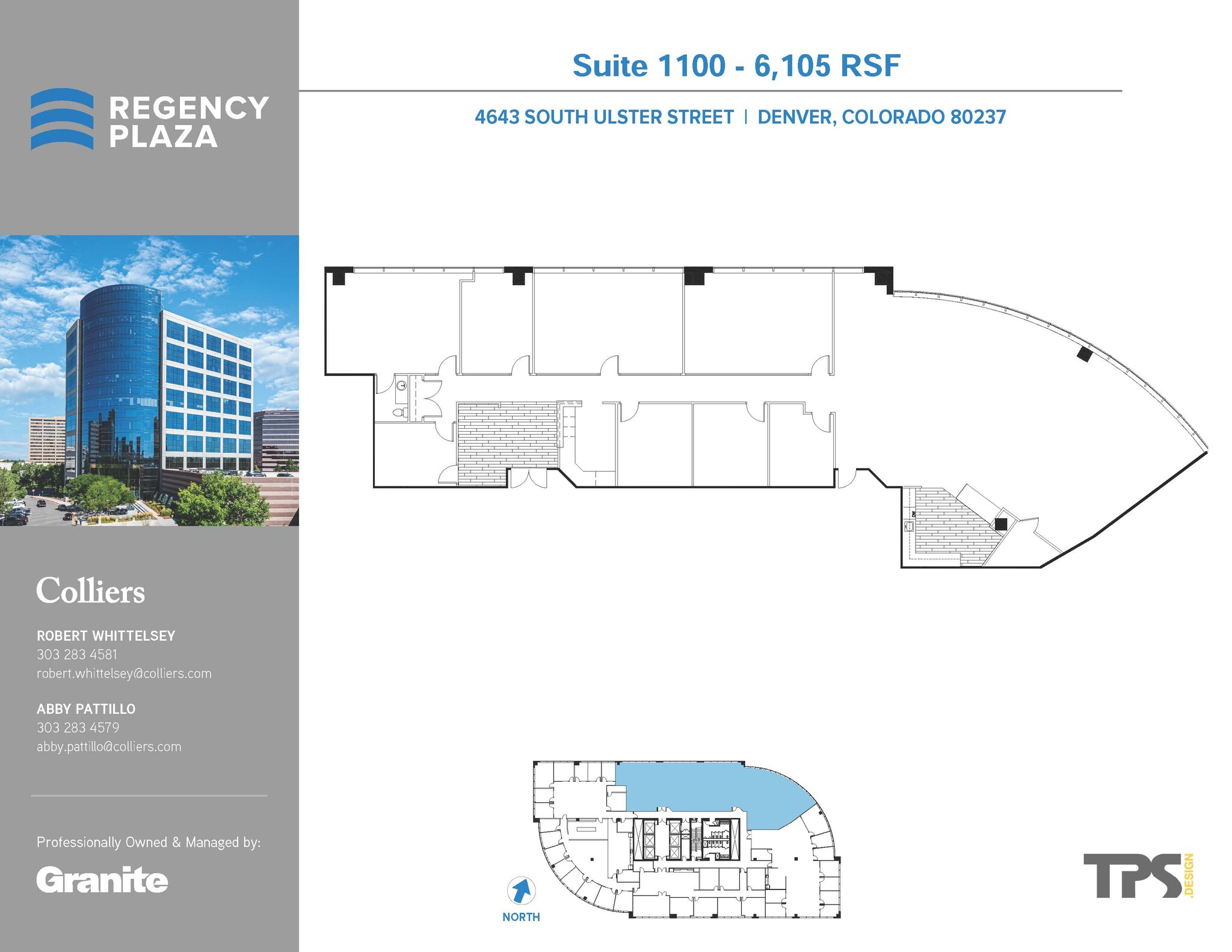 4643 S Ulster St, Denver, CO en alquiler Plano de la planta- Imagen 1 de 1