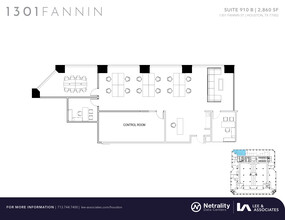 1301 Fannin St, Houston, TX en alquiler Plano de la planta- Imagen 2 de 2