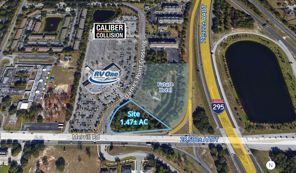 NEC Merrill Rd & Dames Point Crossing Blvd, Jacksonville, FL en venta - Foto principal - Imagen 1 de 1