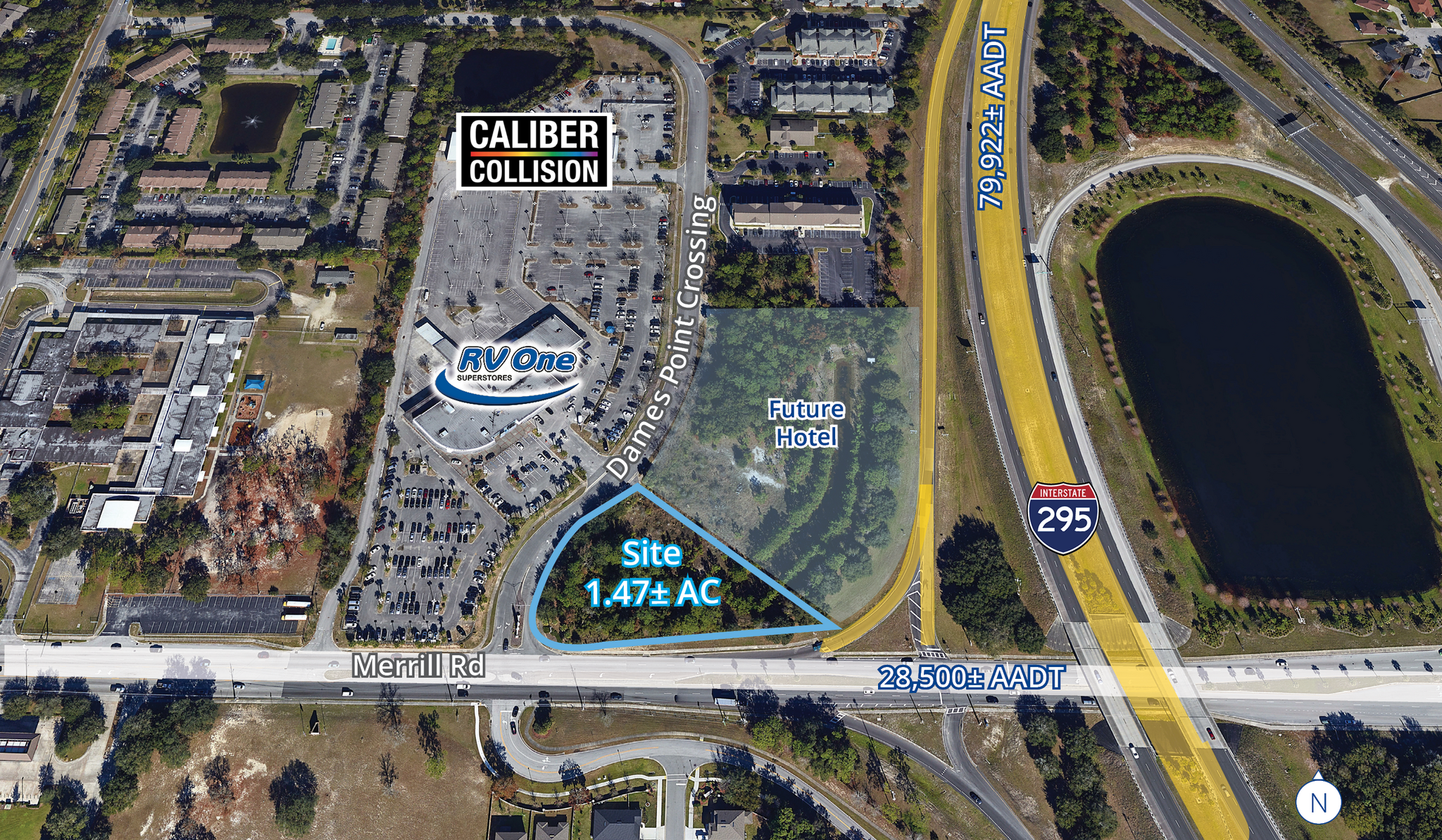 NEC Merrill Rd & Dames Point Crossing Blvd, Jacksonville, FL en venta Foto principal- Imagen 1 de 2