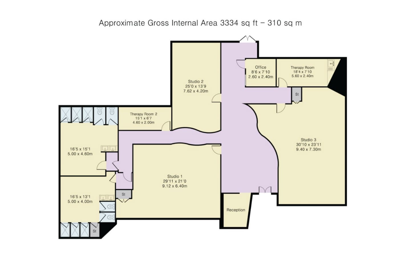 14 Collent St, London, LND E9 6SG - Unidad BSMT -  - Plano de la planta - Image 1 of 11
