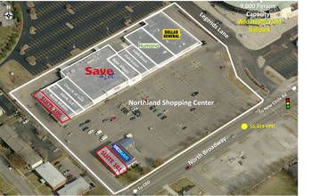 1221-1295 N Broadway, Lexington, KY - VISTA AÉREA  vista de mapa - Image1