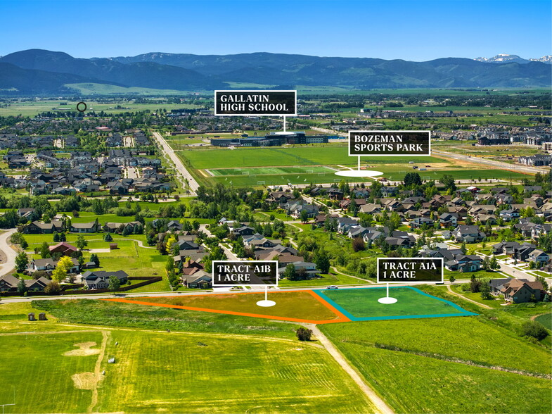 TBD Kimberwicke Street, Bozeman, MT en venta - Vista aérea - Imagen 2 de 6