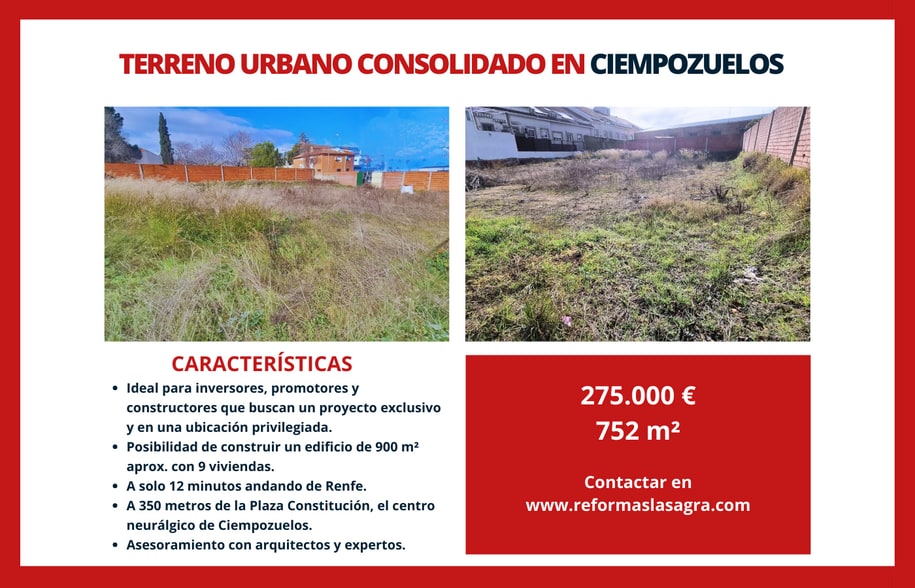Terreno en Ciempozuelos, Madrid en venta - Plano de la planta - Imagen 1 de 10