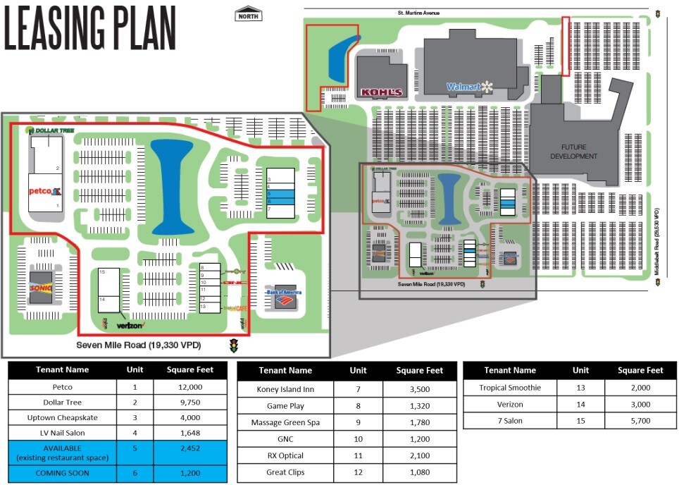 29574 7 Mile Rd, Livonia, MI en alquiler Plano del sitio- Imagen 1 de 1