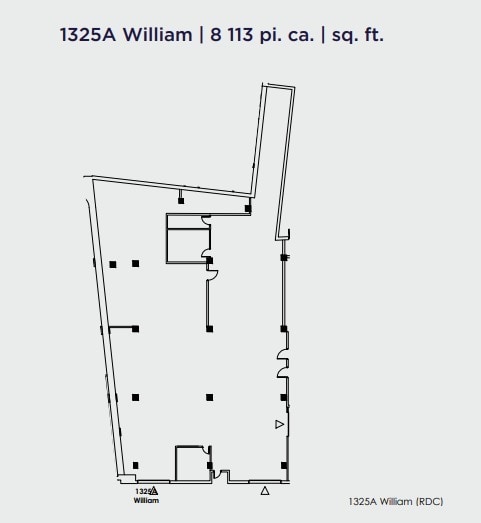 1320-1390 Rue Barré, Montréal, QC en alquiler Plano de la planta- Imagen 1 de 1