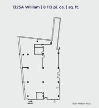 1320-1390 Rue Barré, Montréal, QC en alquiler Plano de la planta- Imagen 1 de 1